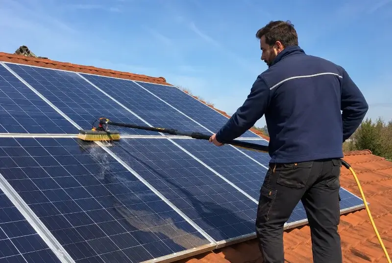 Nettoyage et entretien de panneaux solaires à Wolfisheim